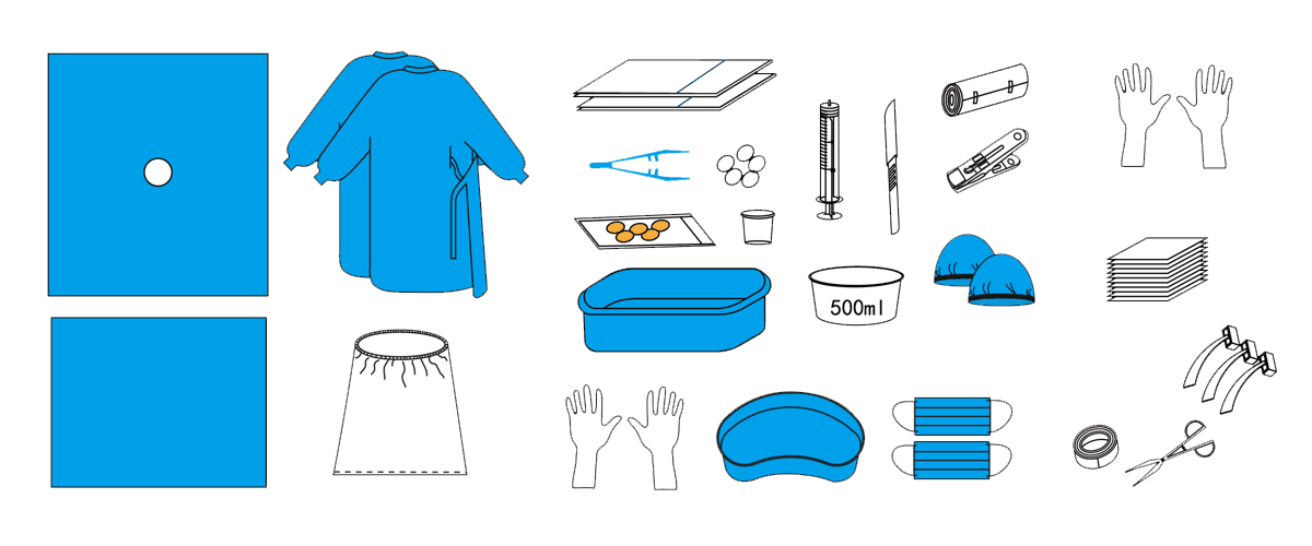 一次性使用血管造影手术包